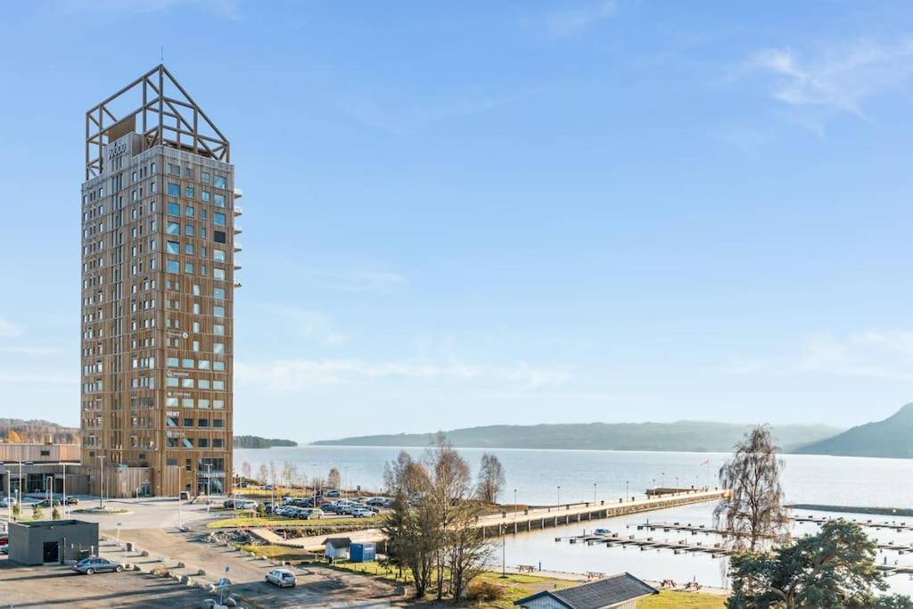 Mjos Tower Suite - Lovely Lake View Brumunddal Exterior foto