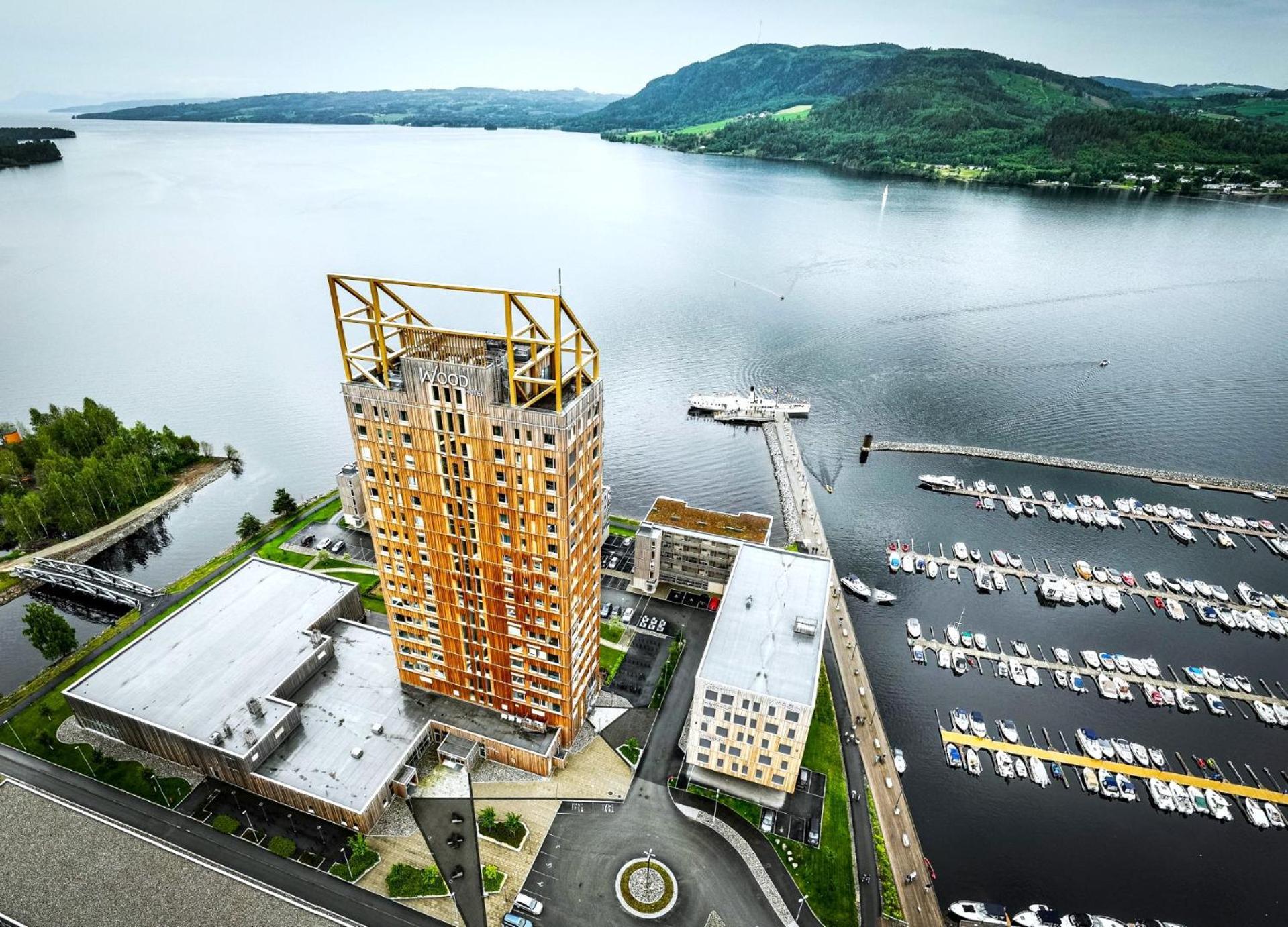 Mjos Tower Suite - Lovely Lake View Brumunddal Exterior foto